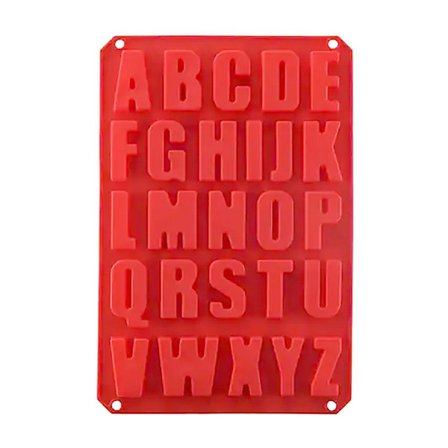 Silikonform / kakform för bakning - Stora bokstäver A-Z