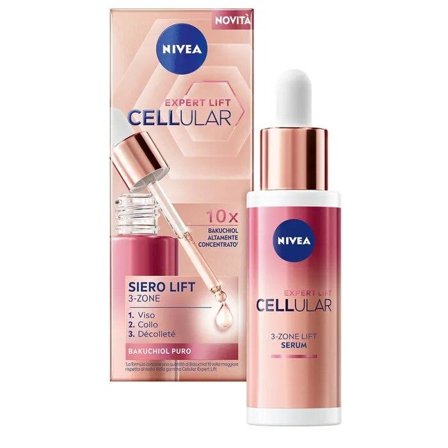 Nivea Cellular Expert Lift Siero Lift 3-zone Viso Antirughe Per