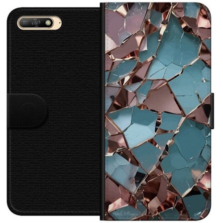 Kompatibelt Plånboksfodral till Huawei Huawei Y6 (2018) TIMELESS DESIGN