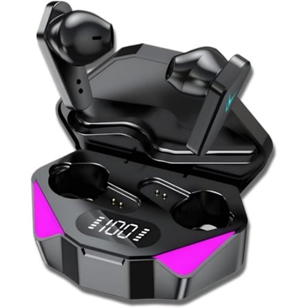 X15 Trådløse Spilhovedtelefoner TWS Bluetooth Øretelefoner Lav Latency In-Ear HiFi Hovedtelefon Sports Ørepropper med Mic Støjreduktion LED Display 