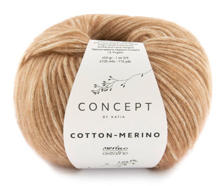 Katia Cotton-Merino Signal-Brun 138, 50g