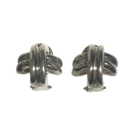 Tiffany & Co. Pre-owned Earrings , Grijs , Dames , Maat: ONE Size