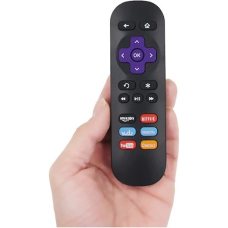 Ersättningsfjärrkontroll som passar till Roku Streaming Player 4/3/2/1 Lt Hd Xd Xs Telstra Tv & Tv2 med Amazon Netflix Vudu Pandora Youtube Crackle 