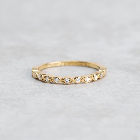 Förlovningsring Ängsvingel, 18K Rödguld - Förlovning- och vigselringar