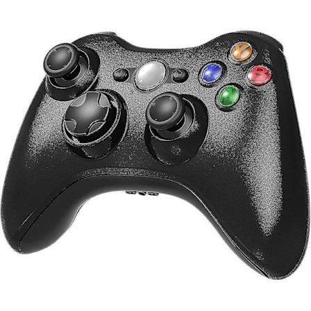 Langaton ohjain Xbox 360:lle, Xbox 360 Joystick Langaton Peliohjain Xboxille & Slim 360 PC:lle (musta)