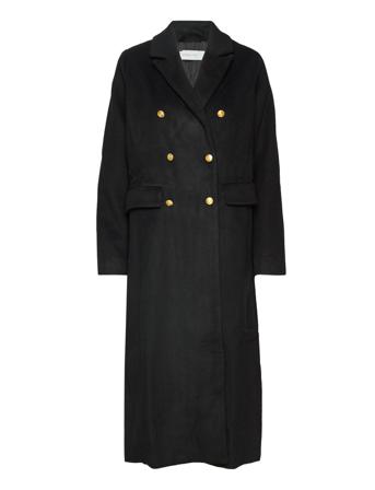 Rizo Coat Outerwear Coats Winter Coats Sort Camilla Pihl