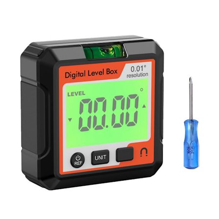 Digitalt elektronisk verktøy og vinkelmålere med magnetisk base, presisjons digitalt verktøy for måling og innstilling av vinkler