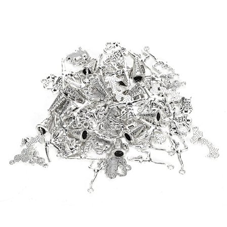 Smycken Hänge DIY Tillbehör 70 st Cheerleading Tema Mini Person Zinklegering Dekorationer