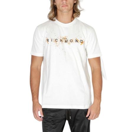 John Richmond, T-Shirts Wit, Heren, Maat:L