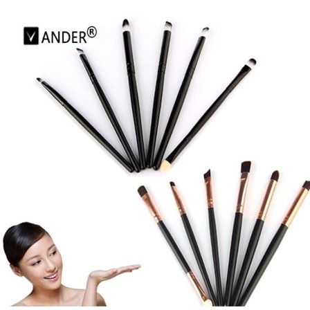 Borstset från VANDER-MINERALS 6-delar (ORIGINAL)