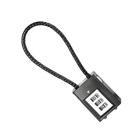 Hjelmer Kabellås, Snowboardlås, Sikkert Kabellås, Liten Hengelås Utendørs 20cm