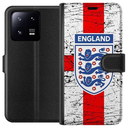 Xiaomi 13 Pro Lommeboketui Manchester City logo - lyseblå fotballsymbol i moderne stil, perfekt for Premier League-fans