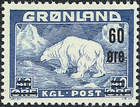 Grønland 1956 - AFA 37 - Postfrisk