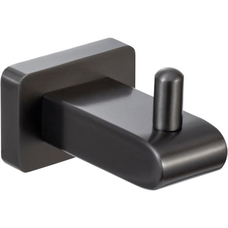 Moderne Gunmetal Grå Væghængt Håndklædeholder, Hotelserie Sleek Poleret Rustfrit Stål Hængende Badehåndklæde og Badekåbe Ho