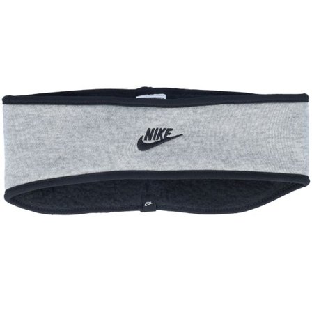 Nike - Grå headband Beanie - Women Club Fleece Dark Grey/Black Headband @ Hatstore