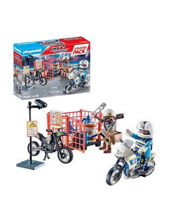 Playmobil Starter Pack Politi - 71381 Toys Playmobil Toys Playmobil Starter Packs Multi/patterned PLAYMOBIL