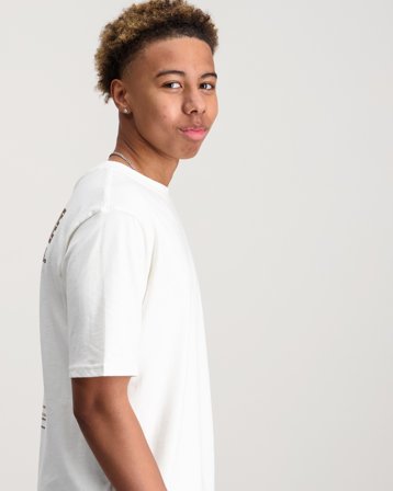 ONLY & SONS JUNIOR OSJLARRY SNOW RLX SS TEE JRS Wit T-shirts Jongens - Kids Brand Store