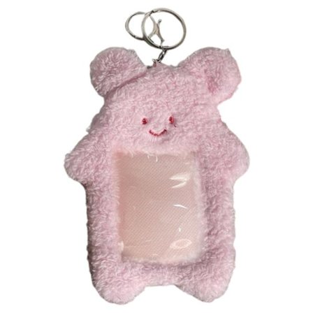 Cartoon Cats Card Holder Plysch Photocard Holder Bear Photo Sleeves Protector