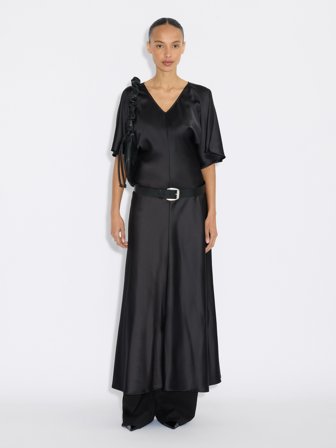 Holzweiler - Rakel Midi Dress - Black - Womens - 36