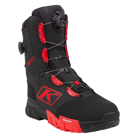 Cizme Snowmobil Klim Adrenaline Pro S GTX BOA negru/roșu aprins 41