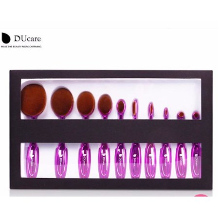 Borstset OVAL med 10 olika borstar