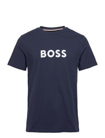 T-Shirt Rn Underwear Night & Loungewear Pyjama Tops Sininen BOSS