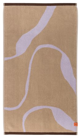 Mette Ditmer Bath Towel Sand / Lilac, Tøj & Bolig, Boligtekstiler, Håndklæder