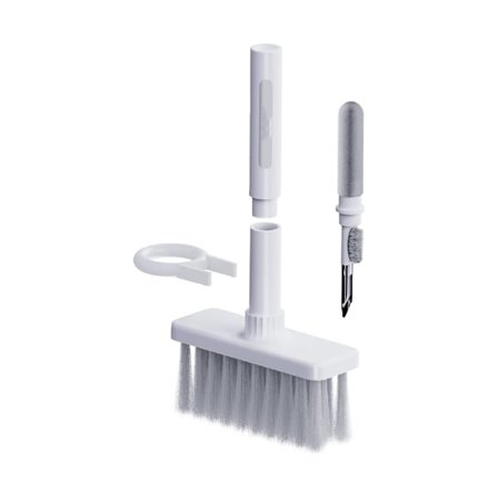 (Gery) Rengjøringsmyk børste Tastaturrenser 5-i-1 Multifunksjon