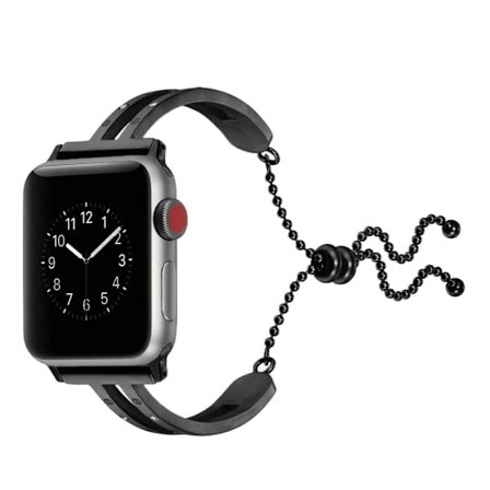 Apple Watch Series 4 40 mm klockarmband i metall - Svart