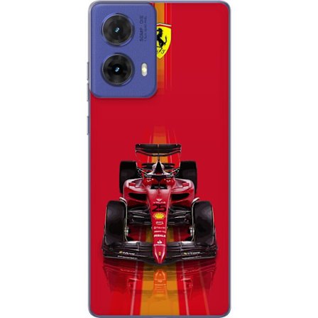 Yhteensopiva Puhelinkuori Motorola Motorola Moto G85 Ferrari Formula 1 -auto ikonisessa punaisessa muotoilussa urheilullisella tarkkuudella