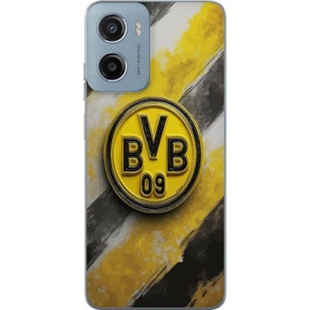 Kompatibel Mobilcover til Motorola Motorola Moto E15 Farverigt abstrakt puslespillsmønster, der symboliserer fællesskab, mangfoldighed og kreativite