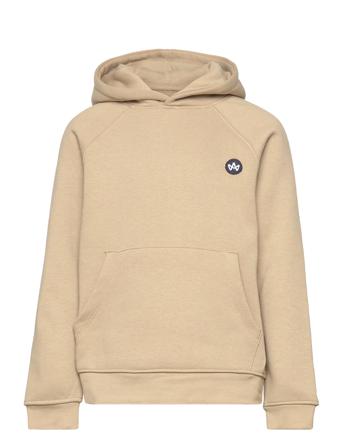 Lars Kids Organic/Recycled Hoodie Hettegenser Genser Beige Kronstadt*Betinget Tilbud