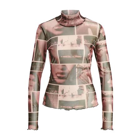 Jack & Jones, Long Sleeve Tops Bruin, Dames, Maat:S,polyester