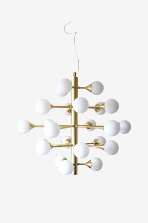 Aneta Lighting - Taklampe COSMOS - Messing - Takpendler - Fra Homeroom
