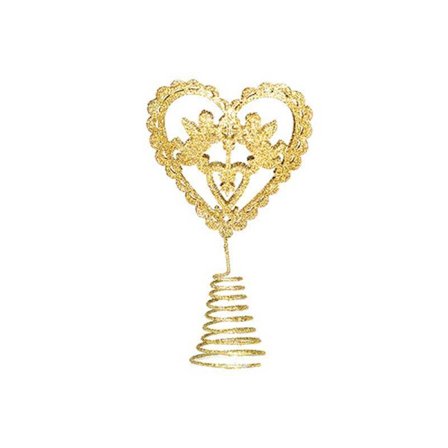 [KLAR TIL LAGER] Juletræstop Glitter Stjerne Hængende Juledekoration Ornament Trætop Topper Julehjem Dekorationer (FMY)