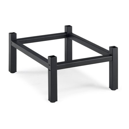 Beingestell für Spind mit 1 Modul, B 300 mm, schwarz