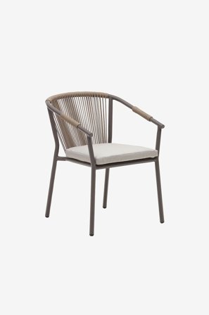 Kave Home - Käsinojalliset tuolit Xelida, 4/pakk. - Ruskea - Ruokapöydän tuolit - - Homeroom