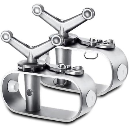 Aluminiumslegering tau spenner strammer (pakke med 2) for bassengtrekk