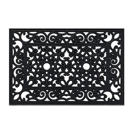 Dörrmatta av gummi med ornament