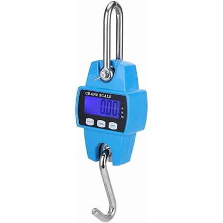600lb/300kg Bærbar Elektronisk Vægt, Digital Fiskevægt med Hængekrog til Udendørs Landbrug Jagt Fiskeri