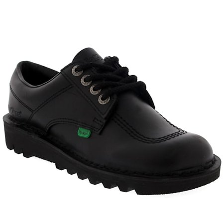 Män Kickers Kick Lo Läder Klassisk snörning Office Work Boots Skor