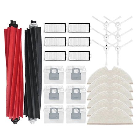 Q8 Max / Q8 / Q5 -rullaharjan sivuharjan suodatinmoppi pölypussirobotti-imurin lisätarvikkeet