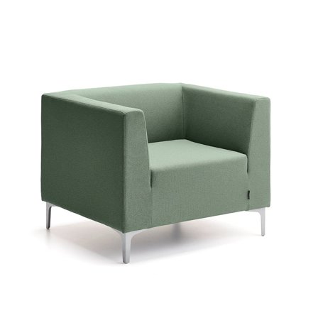 Armchair CASUAL, fabric CURA, dark green