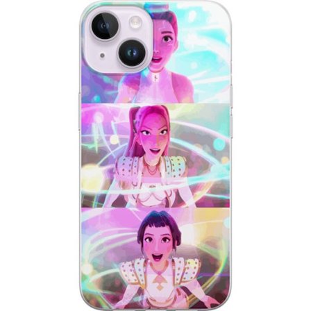 Yhteensopiva Puhelinkuori Apple iPhone 15 KPop Demon Hunters rajoitettu figuuri keräilysarja