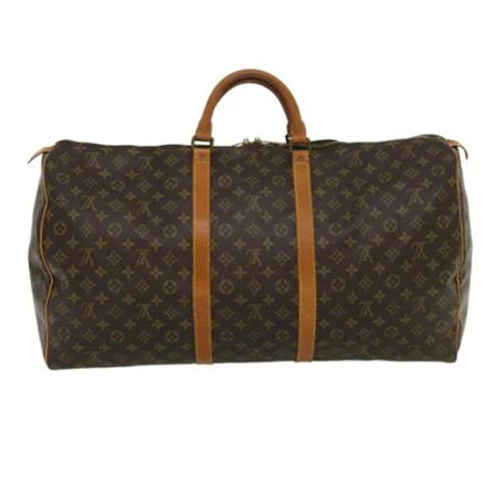 Louis Vuitton Vintage, Pre-owned Keepall 60 Monogram Bag Bruin, Dames, Maat:ONE Size