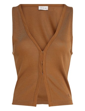 Calvin Klein Jeans | Soft Touch Sleeveless Cardigan | L