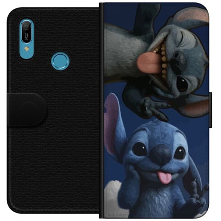 Huawei Y6 (2019) Tegnebogsetui Paris Saint Germain logo - blå rød hvid motiv for franske fodboldfans og modeinspireret sportsestetik