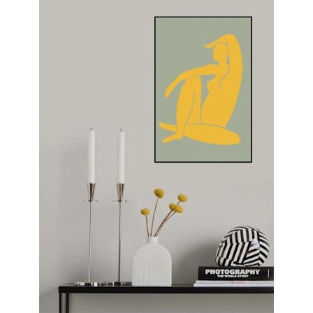Figure Green And Yellow Matisse Style