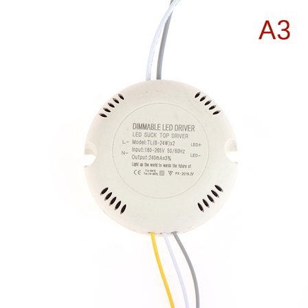 LED Driver ljus Tak Power belysning AC176-265V