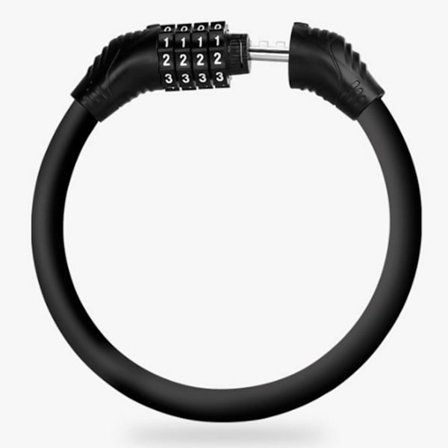 Tyverisikringskode, sikker mini-tyverisikringslås i stål med digital kodekombination - justerbar og fleksibel - ideel til cykel, motorcykel og